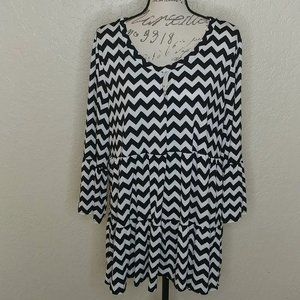 Chevron Print Top